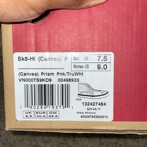 Bight Pink High Top Vans